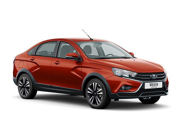 Lada Vesta Cross Цвет: Красный "Сердолик"